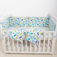 Бортик в детскую кроватку Viluta 30х60 (6 шт.) ранфорс 23230