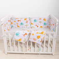 Бортик в детскую кроватку Viluta 30х60 (6 шт.) ранфорс 23231