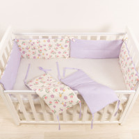 Бортик в детскую кроватку Viluta 30х60 (6 шт.) Сатин 618