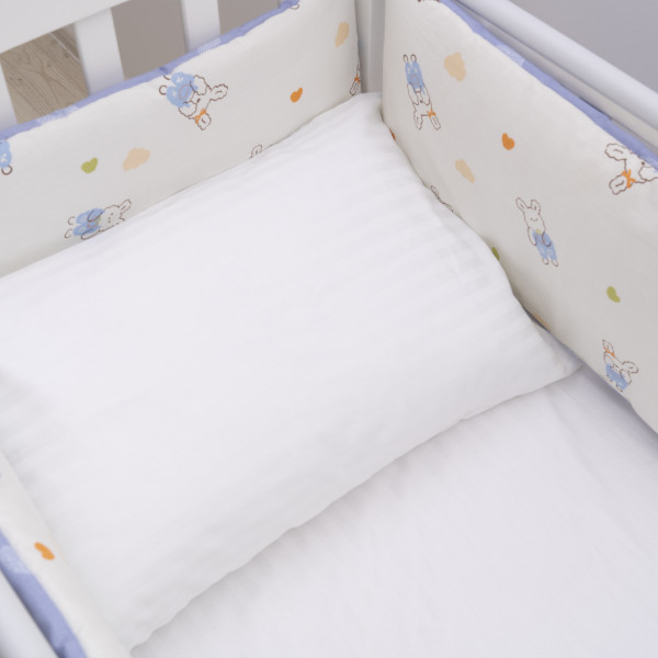 Бортик в детскую кроватку Viluta 30х60 (6 шт.) Сатин 690