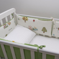 Бортик в дитяче ліжечко Viluta 30х60 (6 од.) Сатин 693