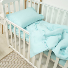 Комплект постельного белья Viluta детский Лен Голубой