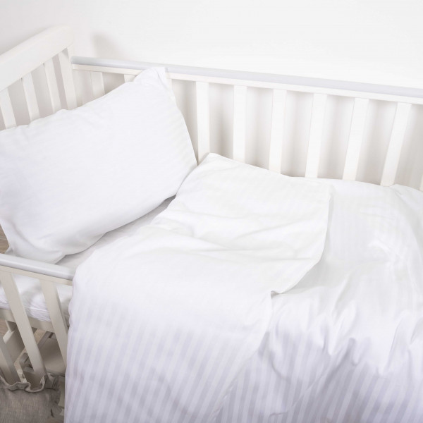 Комплект постельного белья Viluta детский Сатин Stripe White