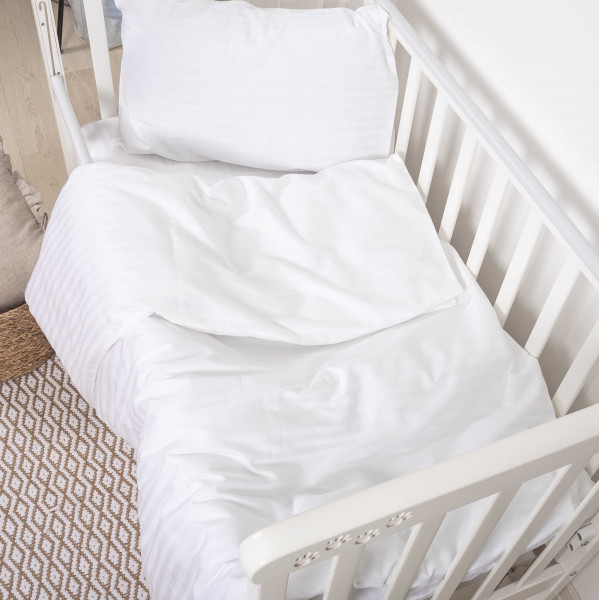 Комплект постельного белья Viluta детский Сатин Stripe White