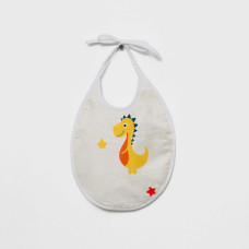 Слюнявчик сатиновый водонепроницаемый