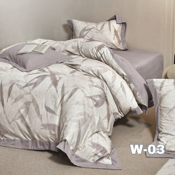 Комплект постільної білизни Viluta Євро Brushed Warm Cotton W-03