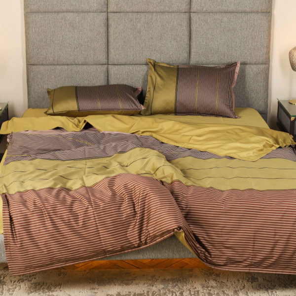 Комплект постельного белья Viluta Евро Сатин Египетский хлопок 01