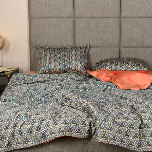 Комплект постельного белья Viluta Евро Сатин Египетский хлопок 03