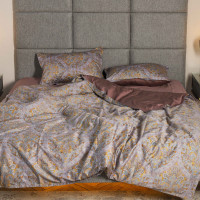 Комплект постельного белья Viluta Евро Сатин Египетский хлопок 04