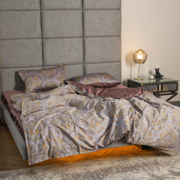 Комплект постельного белья Viluta Евро Сатин Египетский хлопок 04