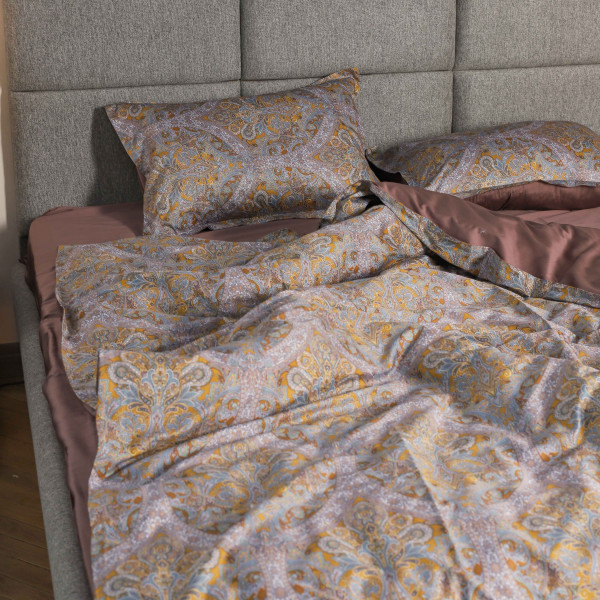 Комплект постельного белья Viluta Евро Сатин Египетский хлопок 04