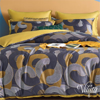 Комплект постельного белья Viluta Евро Сатин Египетский хлопок 06