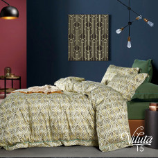 Комплект постельного белья Viluta Евро Сатин Египетский хлопок 15