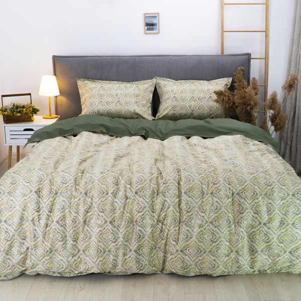 Комплект постельного белья Viluta Евро Сатин Египетский хлопок 15