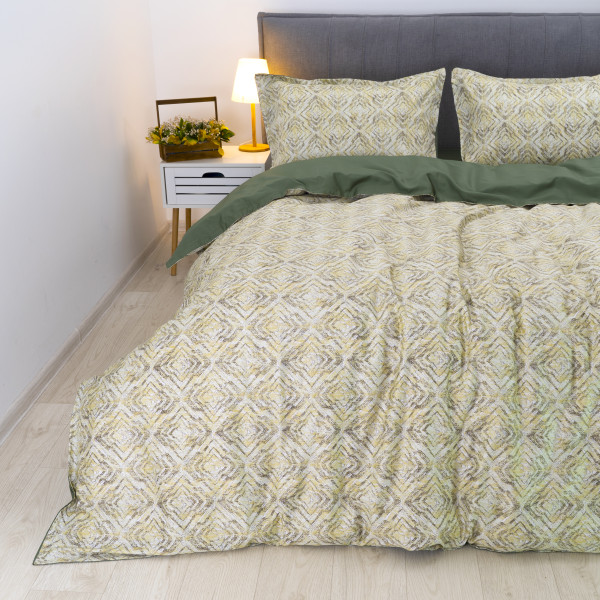 Комплект постельного белья Viluta Евро Сатин Египетский хлопок 15