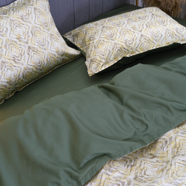 Комплект постельного белья Viluta Евро Сатин Египетский хлопок 15