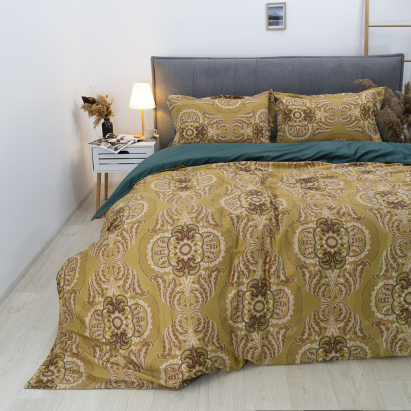 Комплект постельного белья Viluta Евро Сатин Египетский хлопок 16