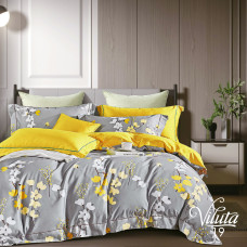 Комплект постельного белья Viluta Евро Сатин Египетский хлопок 19