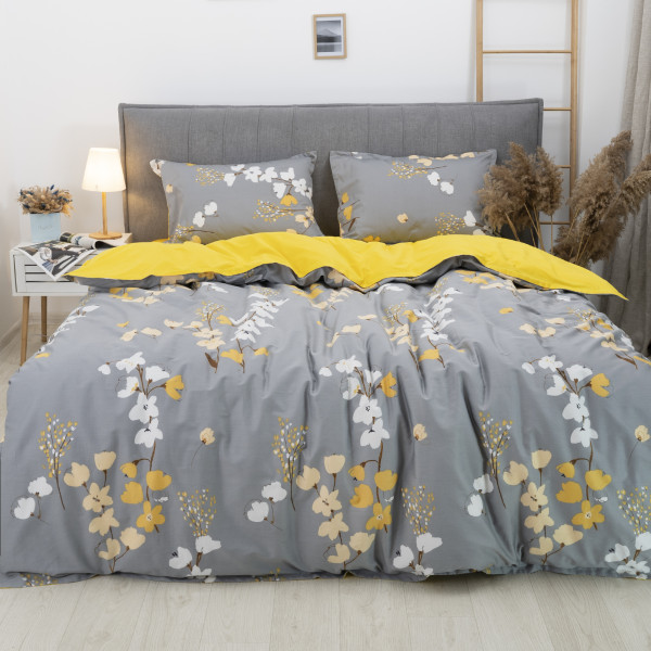 Комплект постельного белья Viluta Евро Сатин Египетский хлопок 19