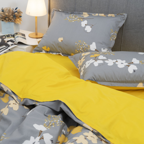 Комплект постельного белья Viluta Евро Сатин Египетский хлопок 19