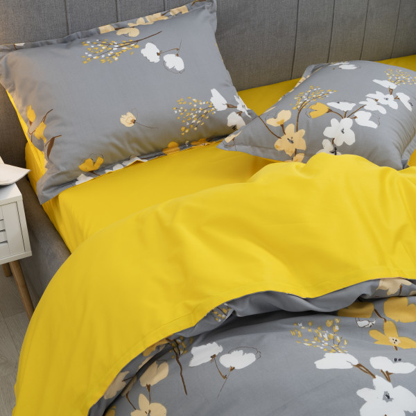 Комплект постельного белья Viluta Евро Сатин Египетский хлопок 19