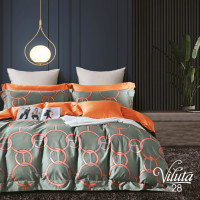 Комплект постельного белья Viluta Евро Сатин Египетский хлопок 28