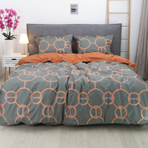 Комплект постельного белья Viluta Евро Сатин Египетский хлопок 28