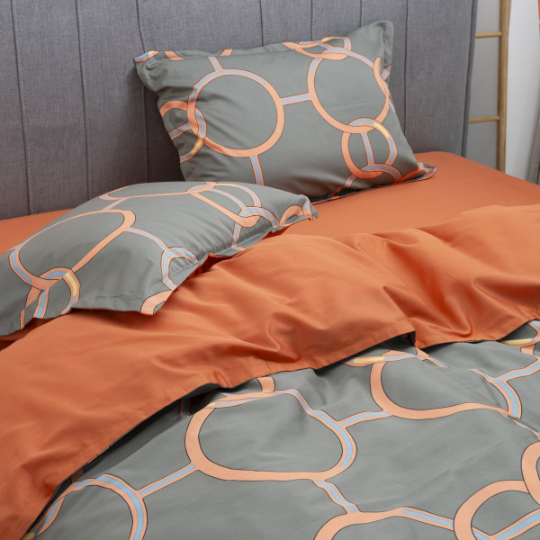 Комплект постельного белья Viluta Евро Сатин Египетский хлопок 28