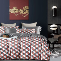 Комплект постельного белья Viluta Евро Сатин Египетский хлопок 31