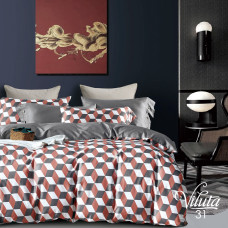 Комплект постельного белья Viluta Евро Сатин Египетский хлопок 31