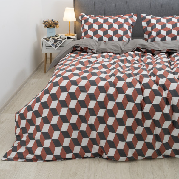 Комплект постельного белья Viluta Евро Сатин Египетский хлопок 31