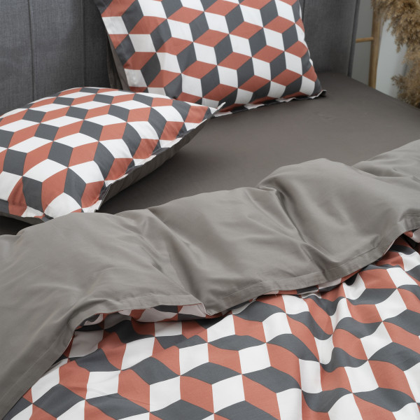 Комплект постельного белья Viluta Евро Сатин Египетский хлопок 31