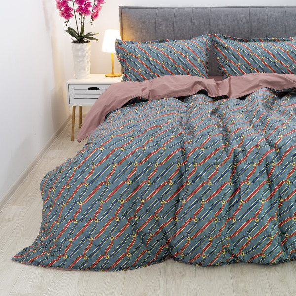 Комплект постельного белья Viluta Евро Сатин Египетский хлопок 33