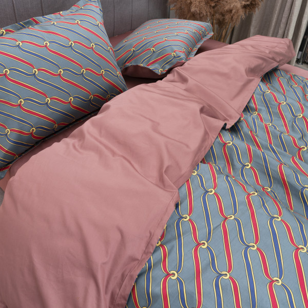 Комплект постельного белья Viluta Евро Сатин Египетский хлопок 33