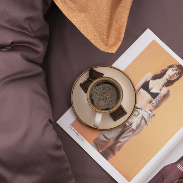 Комплект постельного белья Viluta Евро Сатин Египетский хлопок 35