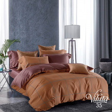 Комплект постельного белья Viluta Евро Сатин Египетский хлопок 35