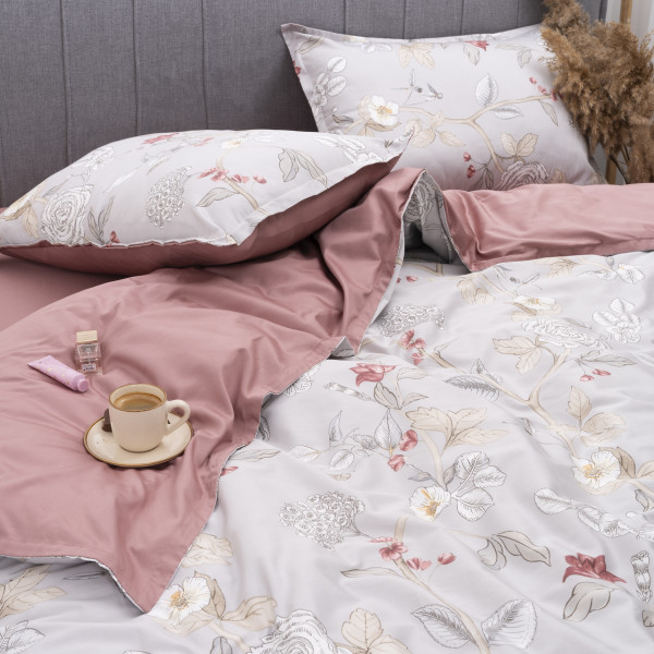 Комплект постельного белья Viluta Евро Сатин Египетский хлопок 37