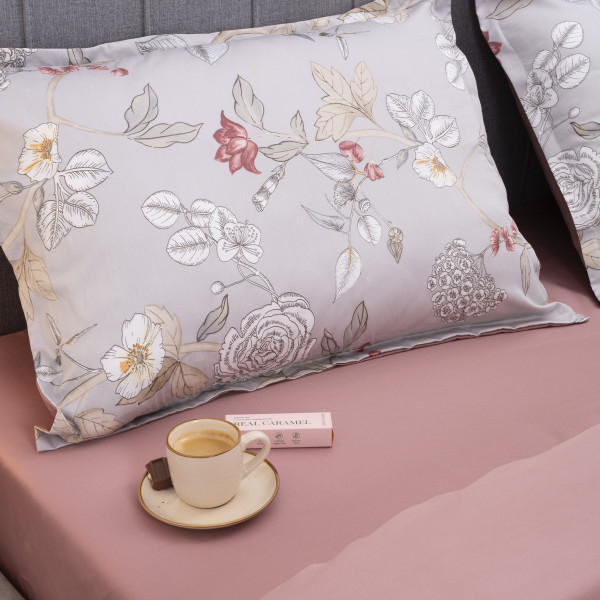 Комплект постельного белья Viluta Евро Сатин Египетский хлопок 37