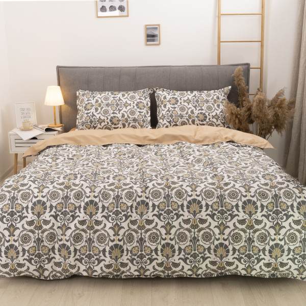 Комплект постельного белья Viluta Евро Сатин Египетский хлопок 39