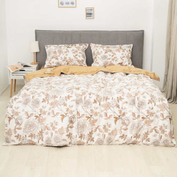 Комплект постельного белья Viluta Евро Сатин Египетский хлопок 43