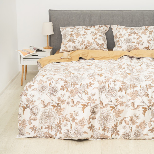 Комплект постельного белья Viluta Евро Сатин Египетский хлопок 43