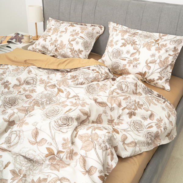 Комплект постельного белья Viluta Евро Сатин Египетский хлопок 43