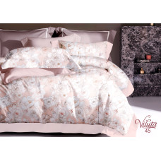 Комплект постельного белья Viluta Евро Сатин Египетский хлопок 45