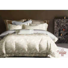 Комплект постельного белья Viluta Евро Сатин Египетский хлопок 52