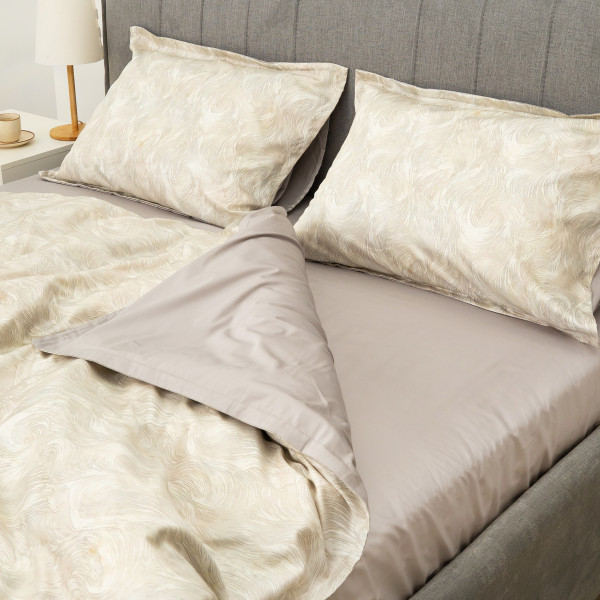 Комплект постельного белья Viluta Евро Сатин Египетский хлопок 52