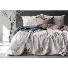 Комплект постельного белья Viluta Евро Сатин Египетский хлопок 53