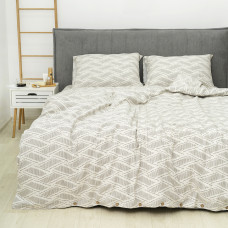 Комплект постельного белья Viluta Двуспальный Фланель Oslen Серый