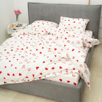 Комплект постельного белья Viluta Евро Фланель Влюбленность