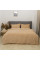 Комплект постельного белья Koloco Евро Велюр Ромб Песочный