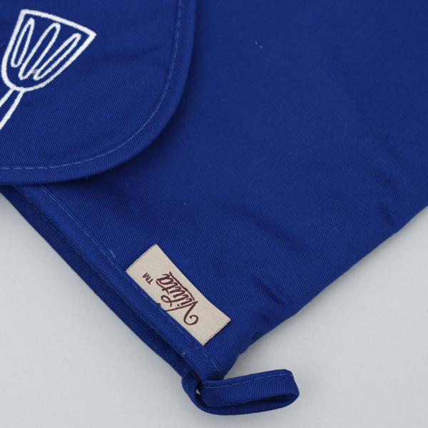 Набор кухонный с вышивкой Viluta Cook 2 ед. Саржа Электрик